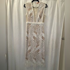 Manning Cartell Women’s Lace Mesh Midi Dress